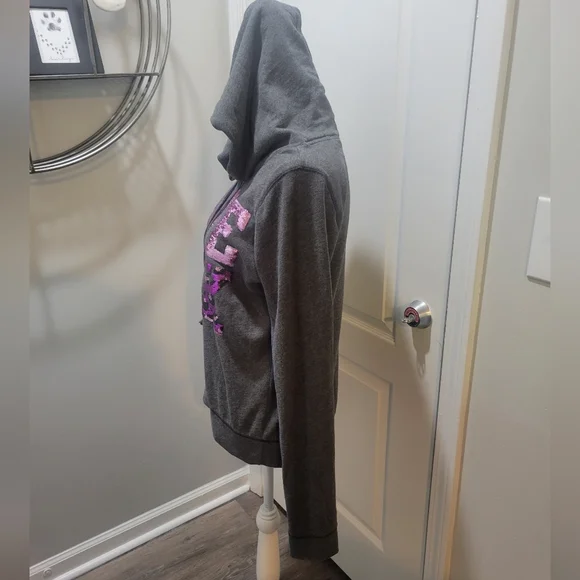 VS PINK ZEBRA BLING HOODIE - Picture 4 of 6